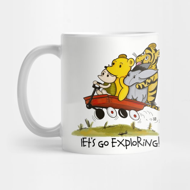 Let's Go Exploring with Classic Winnie the Pooh, Piglet, Eeyore and Tigger too! by Alt World Studios